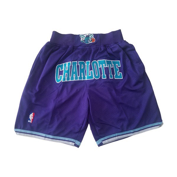 Shorts NBA Charlotte Hornets Pourpre