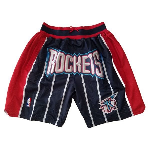 Shorts NBA Houston Rockets Bleu Foncé