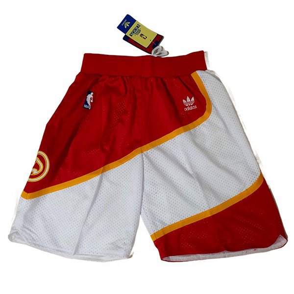 Shorts NBA Atlanta Hawks Rouge/Blanc