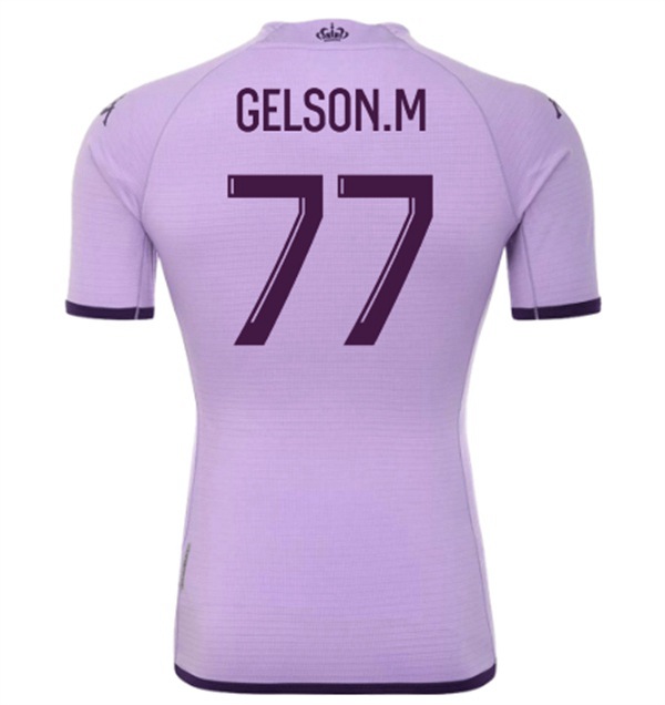 Maillot de Foot AS Monaco (GELSON.M #77) 2022/2023 Exterieur