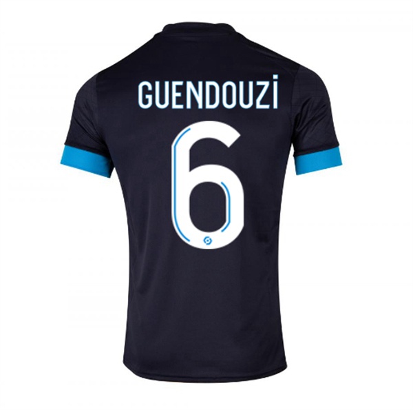 Maillot de Foot Marseille (GUENDOUZI #6) 2022/2023 Exterieur