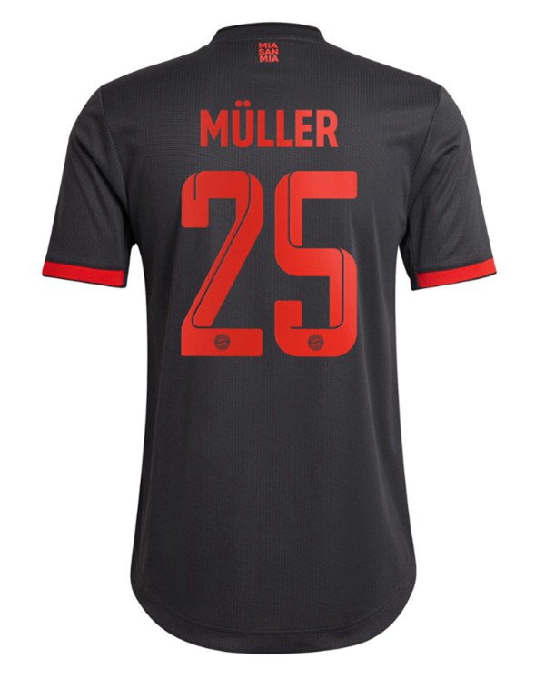 Maillot de Foot Bayern Munich (MÜLLER #25) 2022/2023 Third