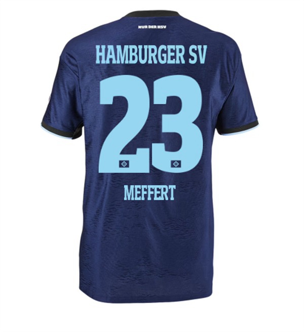 Maillot de Foot HSV Hamburg (MEFFERT #23) 2022/2023 Exterieur