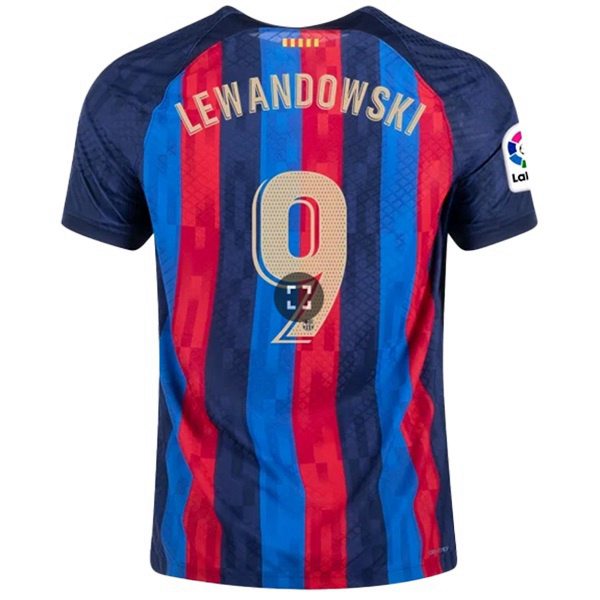 Maillot de Foot FC Barcelone (LEWANDOWSKI #9) 2022/2023 Domicile