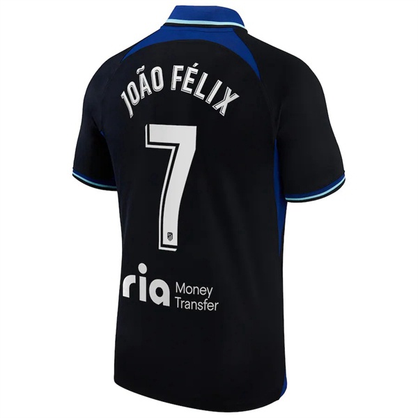 Maillot de Foot Atletico Madrid (JOÃO FÉLIX #7) 2022/2023 Exterieur