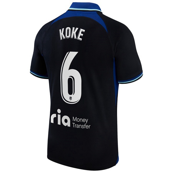 Maillot de Foot Atletico Madrid (KOKE #6) 2022/2023 Exterieur