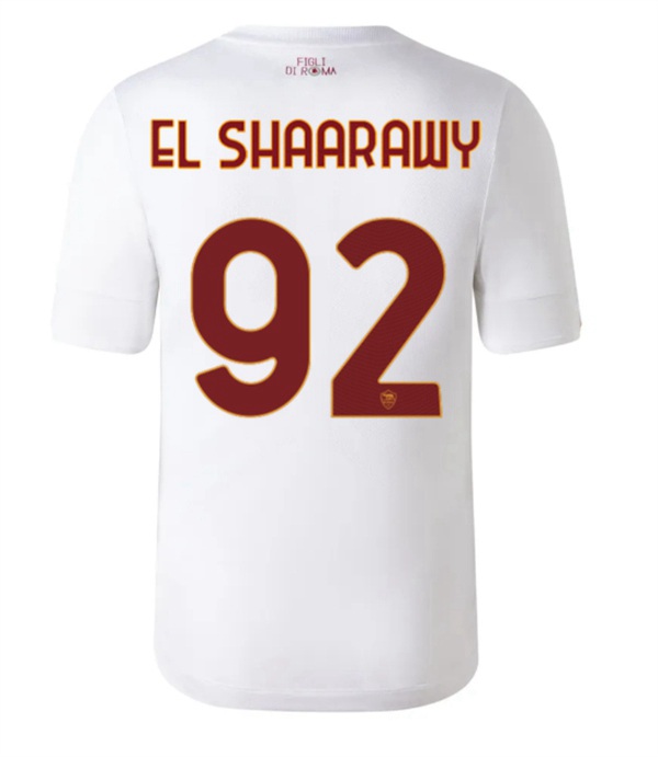 Maillot de Foot As Rome (EL SHAARAWY #92) 2022/2023 Exterieur