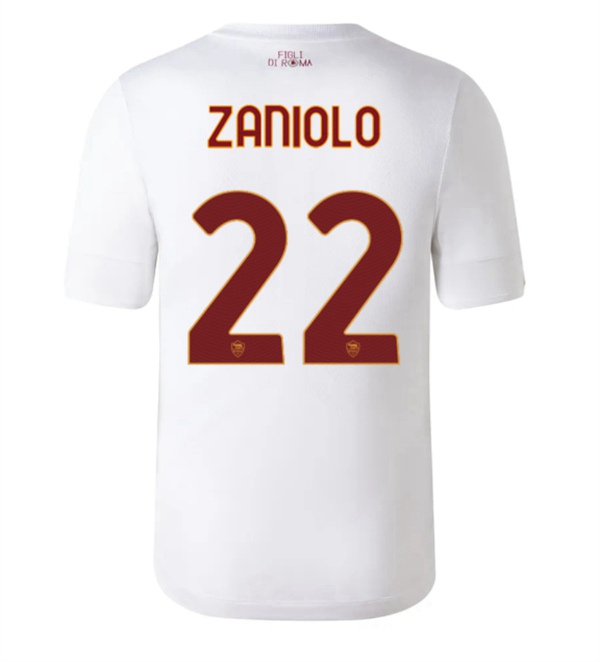 Maillot de Foot As Rome (ZANIOLO #22) 2022/2023 Exterieur