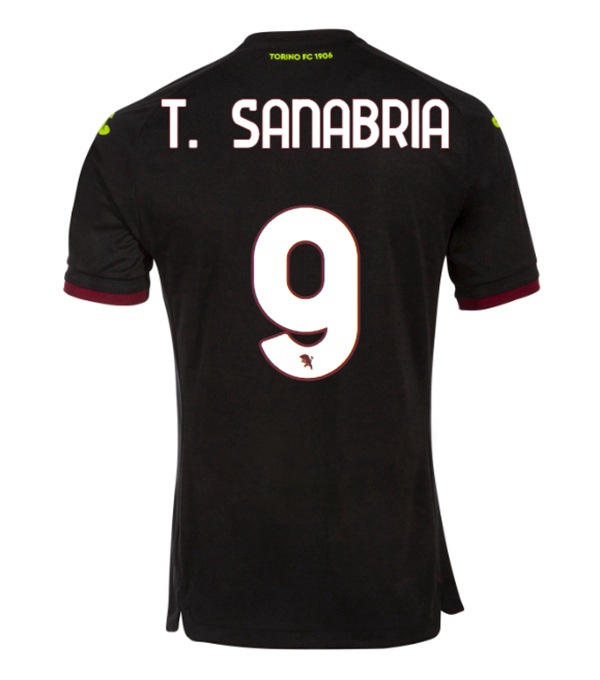 Maillot de Foot Torino (T. SANABRIA #9) 2022/2023 Third