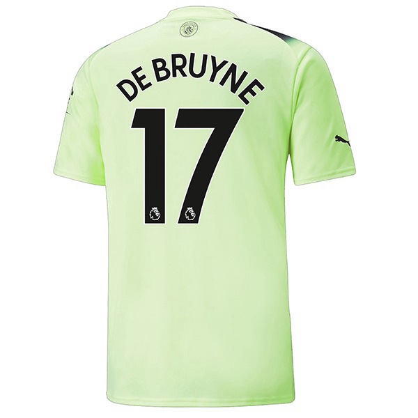 Maillot de Foot Manchester City (DE BRUYNE #17) 2022/2023 Third