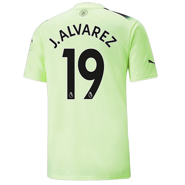 Maillot de Foot Manchester City (J.ALVAREZ #19) 2022/2023 Third