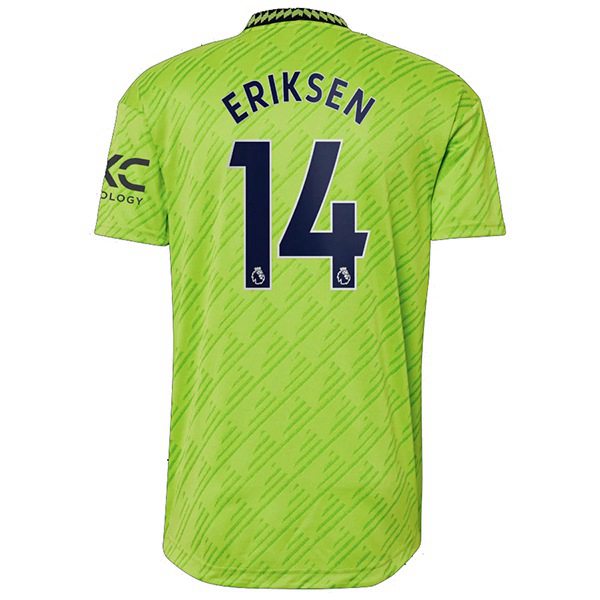 Maillot de Foot Manchester United (ERIKSEN #14) 2022/2023 Third