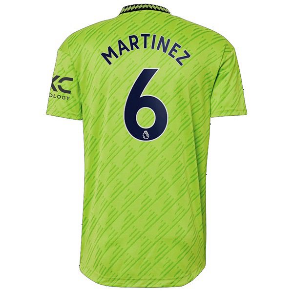 Maillot de Foot Manchester United (MARTÍNEZ #6) 2022/2023 Third