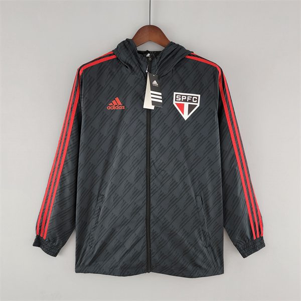 Coupe-Vent Sao Paulo FC Noir/Rouge 2022/2023