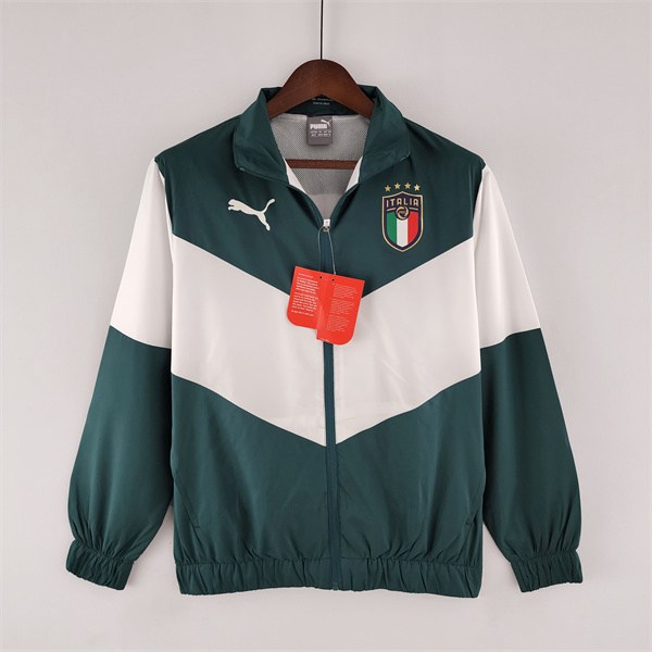 Coupe-Vent Italie Vert/Blanc 2022/2023