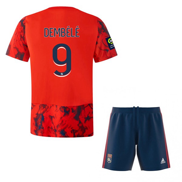 Maillot de Foot Lyon (DEMBÉLÉ #9) Enfant Exterieur 2022/2023