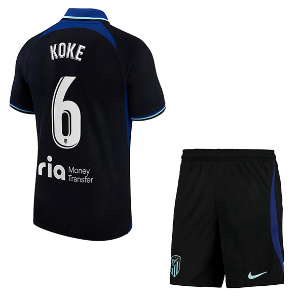 Maillot de Foot Atletico Madrid (KOKE #6) Enfant Exterieur 2022/2023