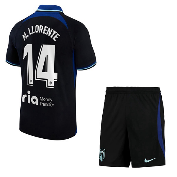 Maillot de Foot Atletico Madrid (M.-LLORENTE #14) Enfant Exterieur 2022/2023