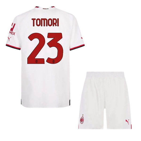 Maillot de Foot Milan AC (TOMORI #23) Enfant Exterieur 2022/2023