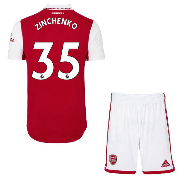 Maillot de Foot Arsenal (ZINCHENKO #35) Enfant Domicile 2022/2023