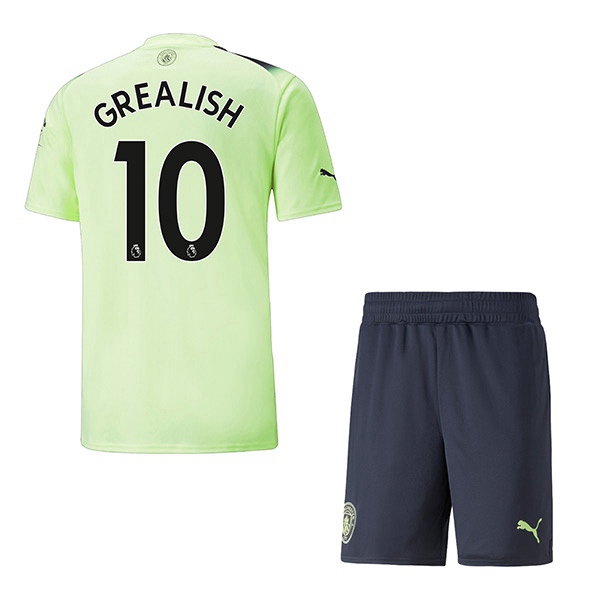 Maillot de Foot Manchester City (GREALISH #10) Enfant Third 2022/2023