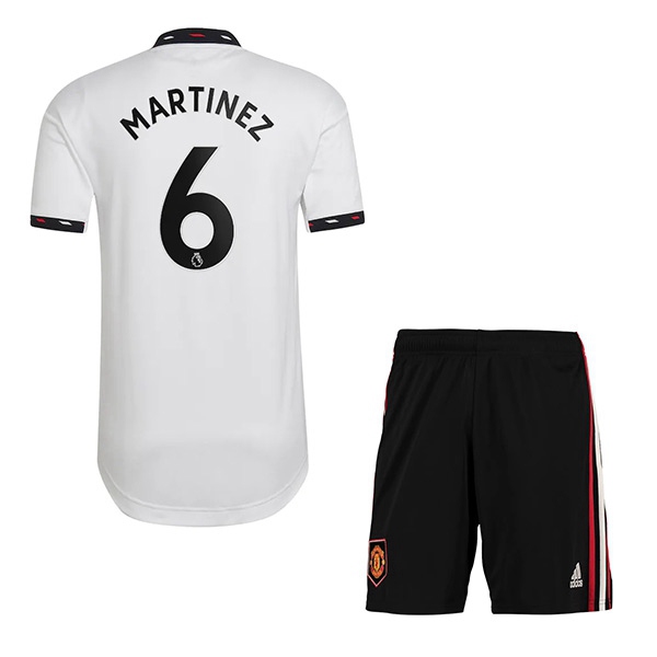 Maillot de Foot Manchester United (MARTÍNEZ #6) Enfant Exterieur 2022/2023