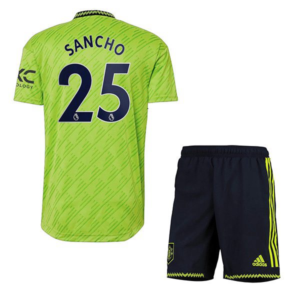 Maillot de Foot Manchester United (SANCHO #25) Enfant Third 2022/2023