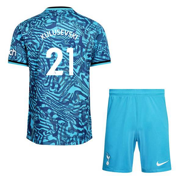 Maillot de Foot Tottenham Hotspur (KULUSEVSKI #21) Enfant Third 2022/2023