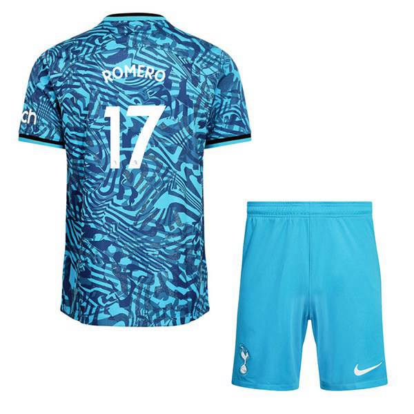 Maillot de Foot Tottenham Hotspur (ROMERO #17) Enfant Third 2022/2023