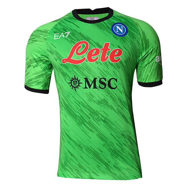 Nouveau Maillot de Foot SSC Naples Gardien de But Vert 2022/2023