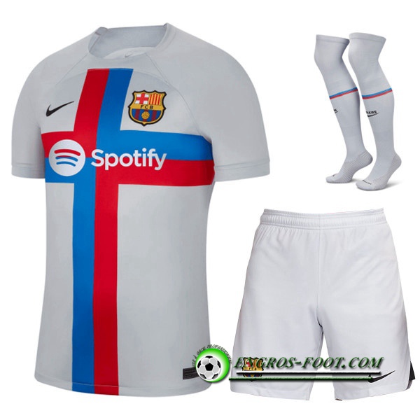 Ensemble Maillot Foot FC Barcelone Third (Short + Chaussettes) 2022/2023