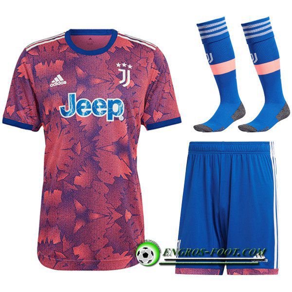 Ensemble Maillot Foot Juventus Third (Short + Chaussettes) 2022/2023