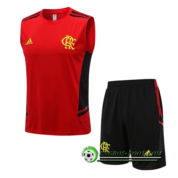 Ensemble Training Debardeur + Shorts Flamenco Rouge 2022/2023