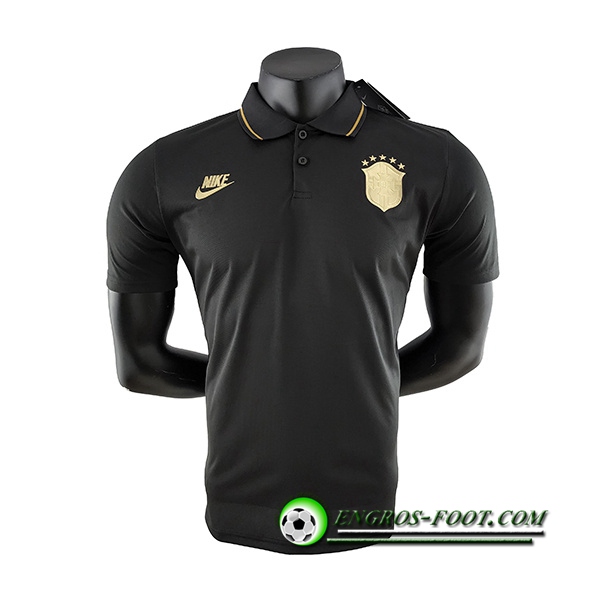 Polo Foot Bresil NIKE Noir 2022/2023