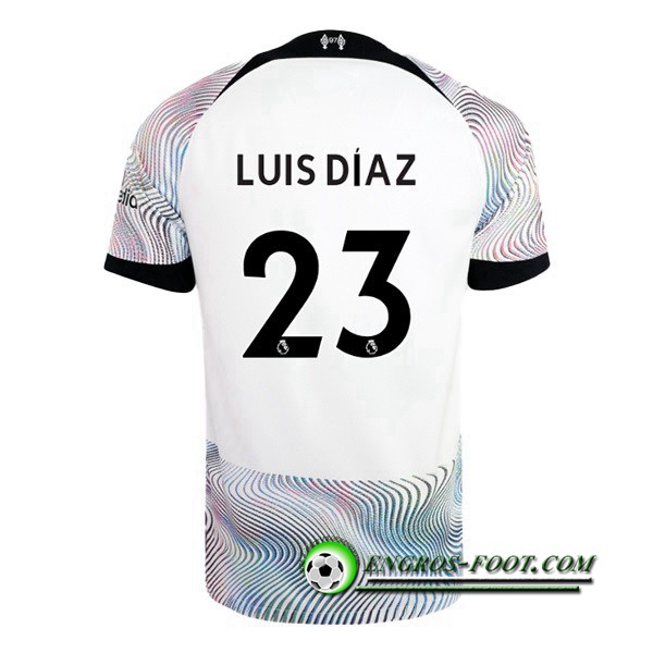 Maillot de Foot Liverpool (LUIS DIAZ #23) 2022/2023 Exterieur