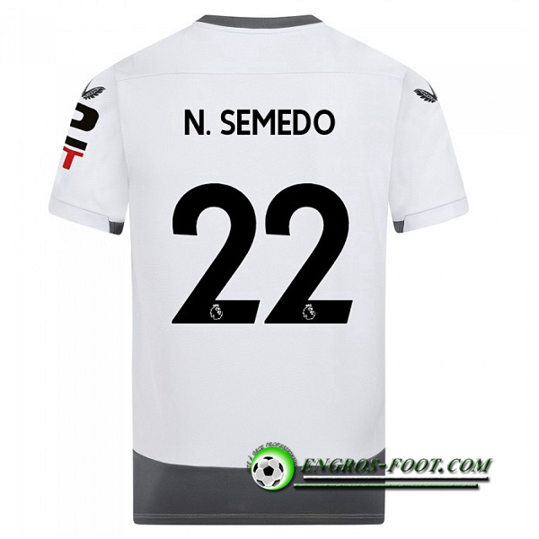 Maillot de Foot Wolves (N.SEMEDO #22) 2022/2023 Third