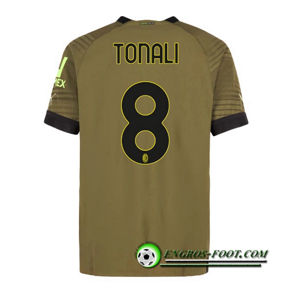 Maillot de Foot Milan AC (TONALI #8) 2022/2023 Third