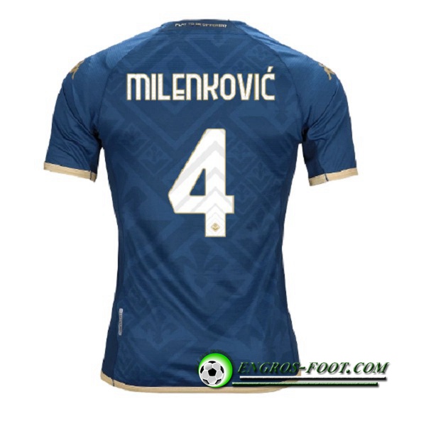 Maillot de Foot ACF Fiorentina (MILENKOVIĆ #4) 2022/2023 Third