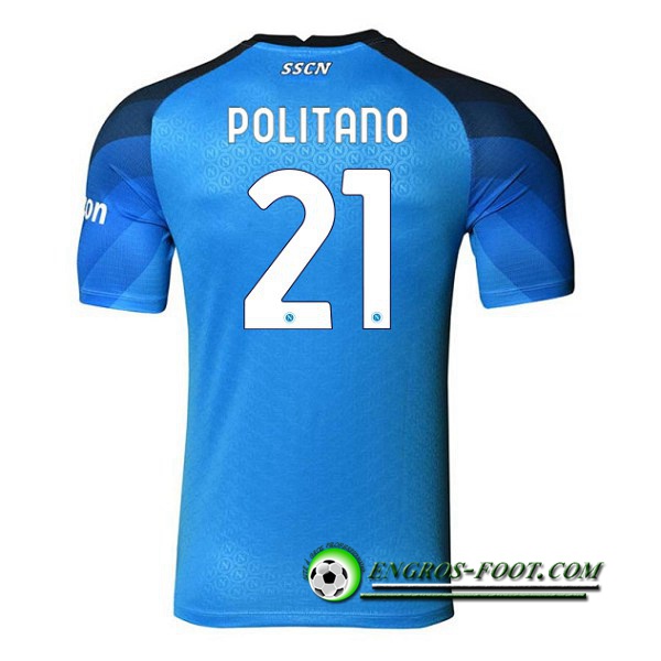 Maillot de Foot SSC Naples (POLITANO #21) 2022/2023 Domicile