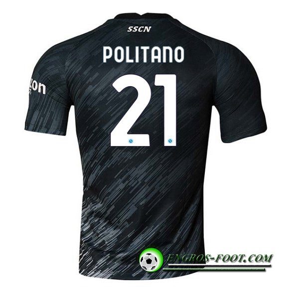 Maillot de Foot SSC Naples (POLITANO #21) 2022/2023 Third