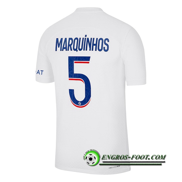 Maillot de Foot PSG (MARQUINHOS #5) 2022/2023 Third