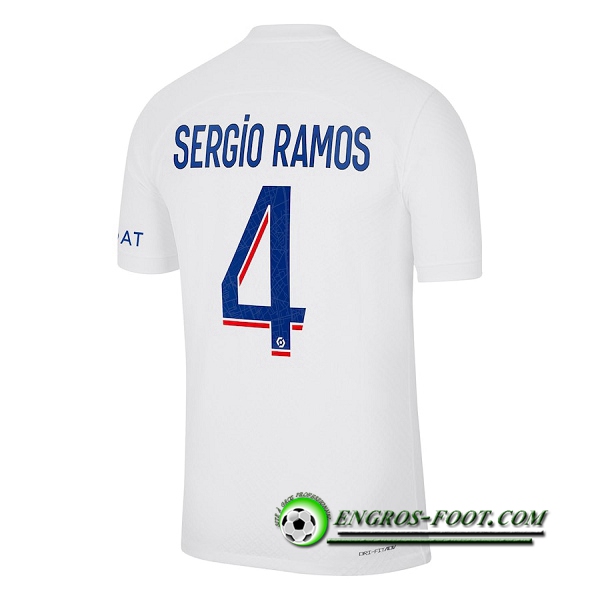 Maillot de Foot PSG (SERGIO RAMOS #4) 2022/2023 Third