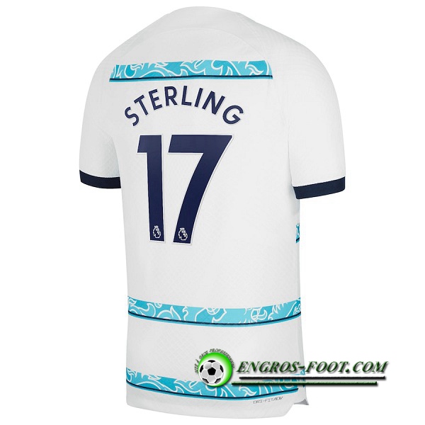 Maillot de Foot Chelsea (STERLING #17) 2022/2023 Exterieur