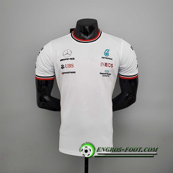 T-Shirt F1 Mercedes Benz Team Blanc 2022