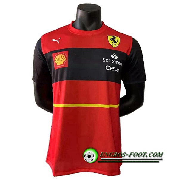 T-Shirt F1 Scuderia Ferrari Team Rouge 2022