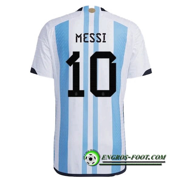 Maillot Equipe Foot Argentine (MESSI #10) 2022/2023 Domicile