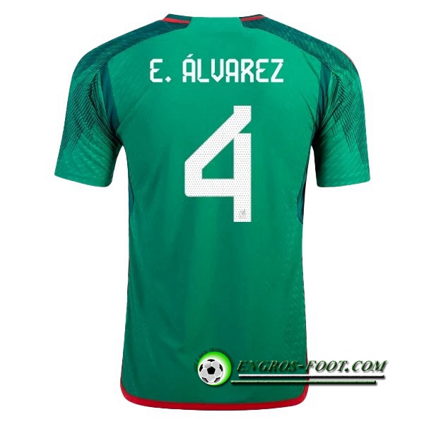 Maillot Equipe Foot Mexique (E. ÁLVAREZ #4) 2022/2023 Domicile