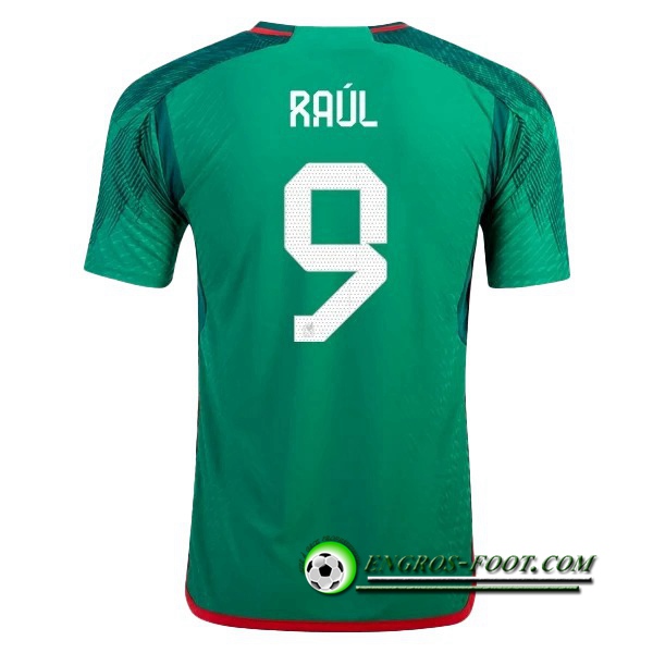 Maillot Equipe Foot Mexique (RAÚL #9) 2022/2023 Domicile