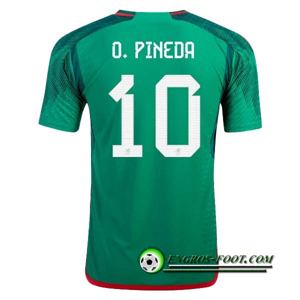 Maillot Equipe Foot Mexique (O. PINEDA #10) 2022/2023 Domicile