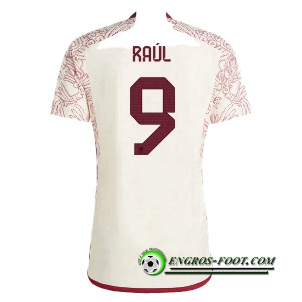 Maillot Equipe Foot Mexique (RAÚL #9) 2022/2023 Exterieur